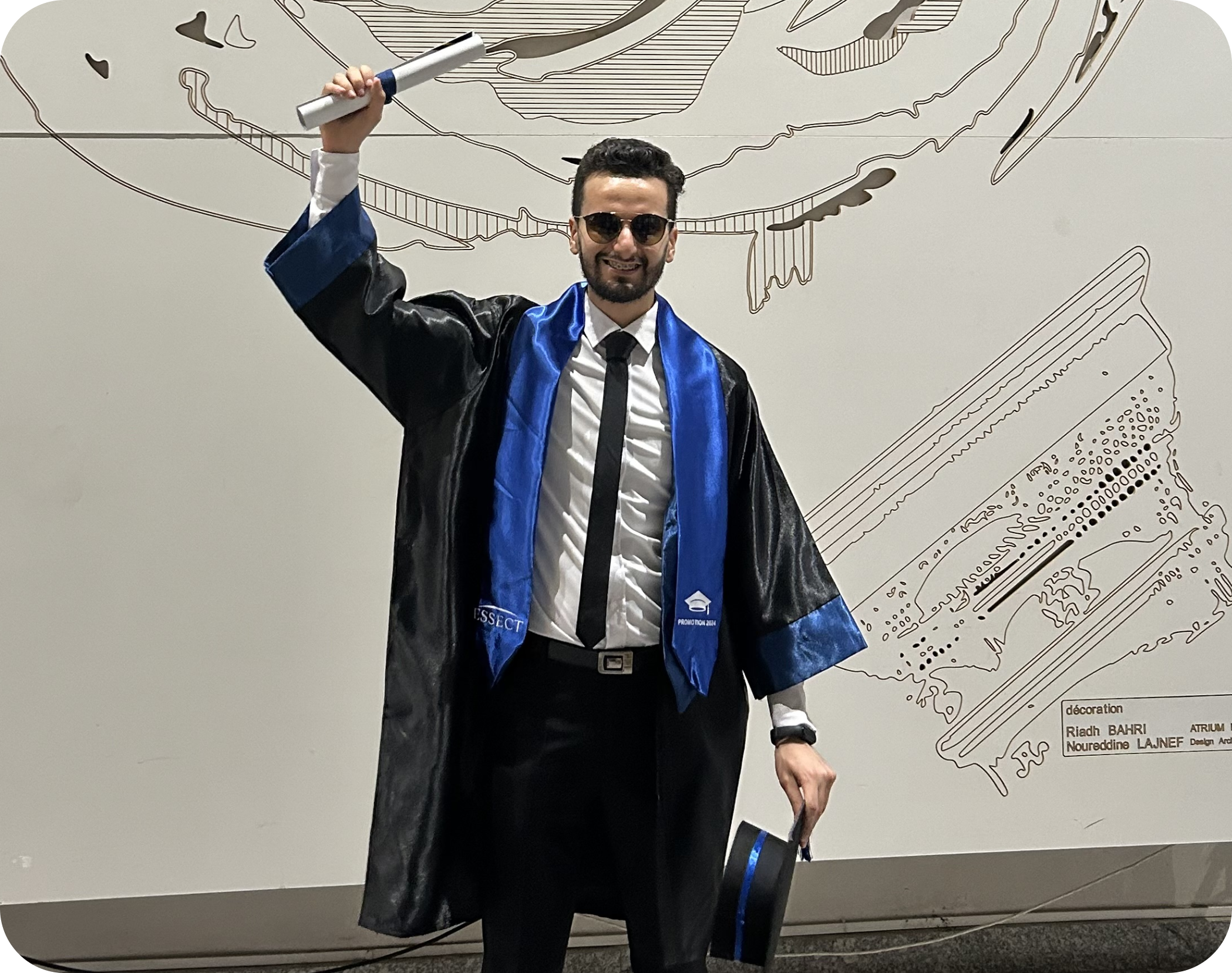 Mouhamed Nourdine Guitouni graduation photo